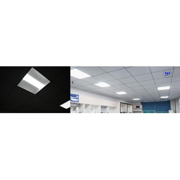 Anti Glare Ceiling LED Troffer Panel Light 2x2 2x4 Ft For Commercial Place Office Retail Store Classroom