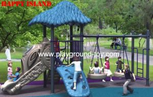 China Outdoor LLDPE Children Swing Sets Childrens Wooden Swing Sets For Amusement Park RKQ-5156A on sale