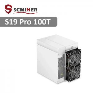 Cheap Antminer 100T Bitmain S19 Pro Miner 3000W Asic Efficient Mining for sale