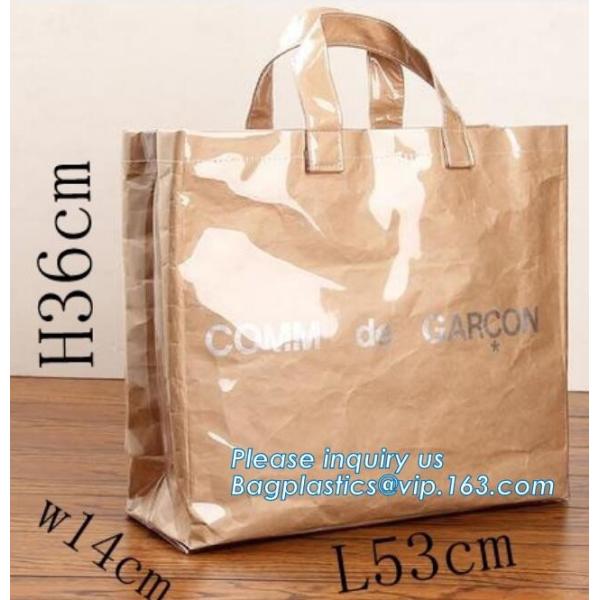 Soft Envelope Tyvek Clutch Bag, Dupont Cosmetic Makeup Bag with Handle Waterproof Creative Dupont Paper Tyvek Clutch Pur