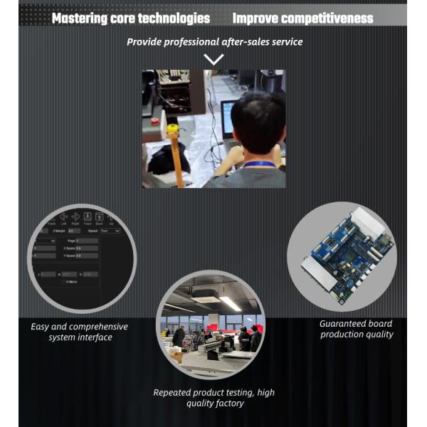 Inkjet Printer Board XP600 Four Head Better Printer UV Flatbed Printer Industrial Color Printing Board Control System