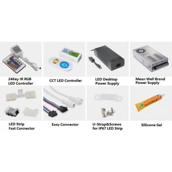 Anti Glare Flexible LED Strip Lights 2835 120 LEDs / Meter IP67 Waterproof Outdoor