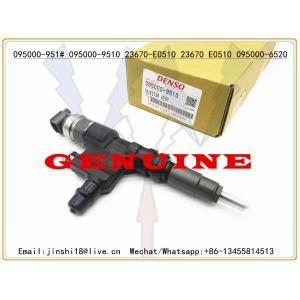 Cheap DENSO GENUINE FUEL INJECTOR 095000-9510 095000-951# 095000-6520 FOR TOYOTA AND HINO 23670-E0510 23670 E0510 23670E0510 for sale