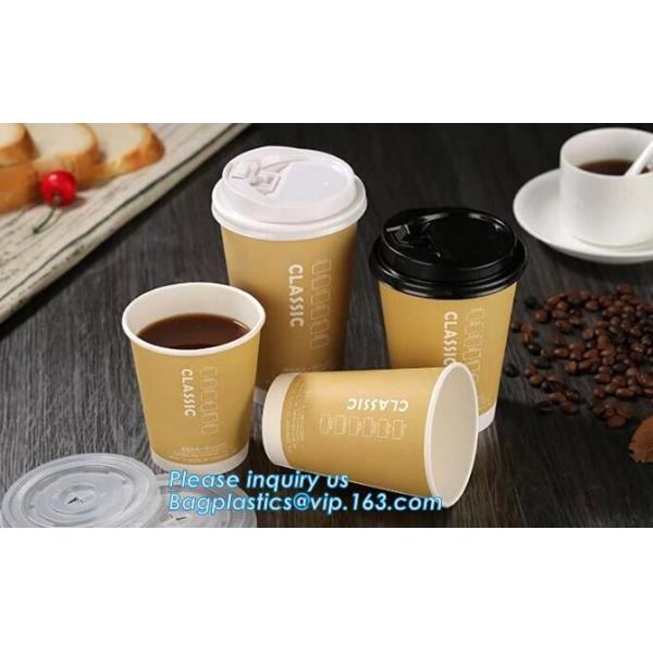 ripple wall / double wall / single wall disposable coffee paper cup with lids, 8OZ, 12oz 14 OZ cup,paper cup disposable