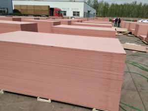 China Factory of MDF BOARD.Pink Fire resistant MDF Board.moisture resistant mdf fire retardant mdf boards prices on sale