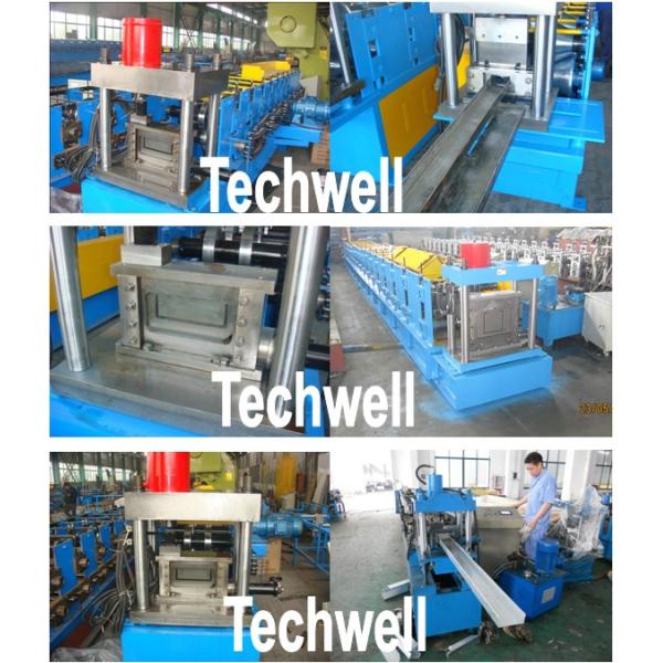 PLC Control U Shape Roll Forming Machine for Steel U Channel TW-U100