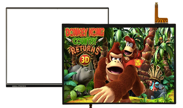 4.3 Inch 4 Wire Resistive Game Touch Screen / FPC Touch Panel Sensor