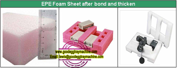EPE foam Sheet bonding/thicking Machine