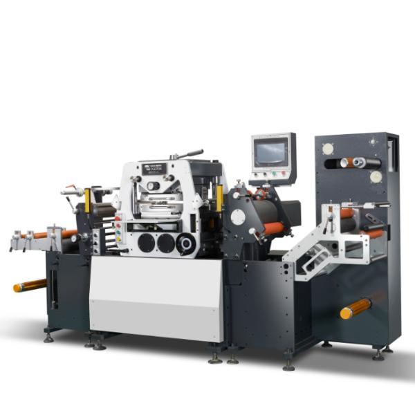 Flatbed Die Cut Label Machine One Station Barcode Sticker Die Cutting Machine