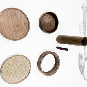 Cheap Wood Rapid Prototype Machining Black Walnut Table Calendar Base for sale