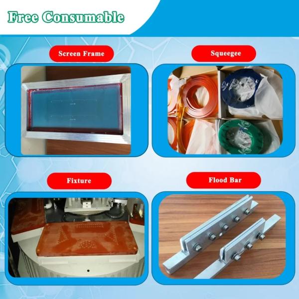 Automatic Plastic Ruler Screen Printing Machine with LED UV Curing System