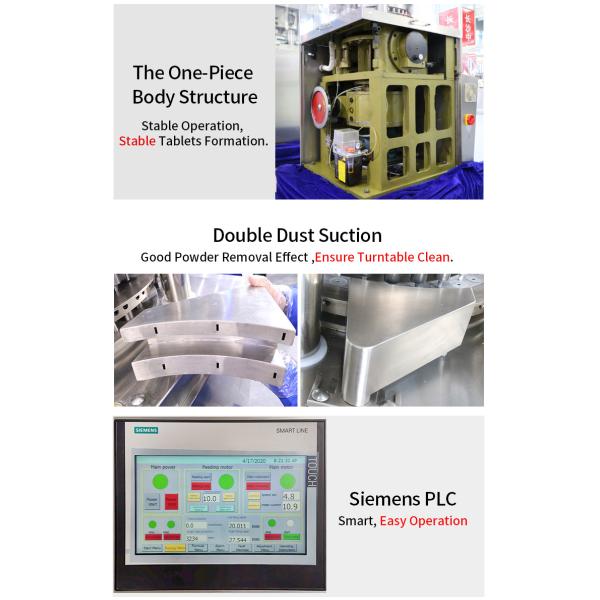 GMP CE Pill Press Machine Pharmaceutical Rotary Automatic Making Tablet