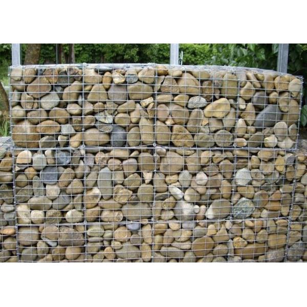 Quality 3x1x1m Gabion Baskets 60x80mm Mesh 380-550N/mm2 Tensile Strength wholesale