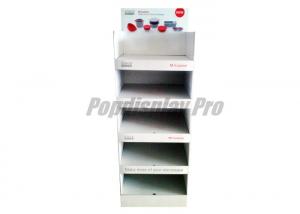 China Recyclable Retail Cardboard Pop Displays , Kitchenwares Cardboard Poster Display Stands on sale