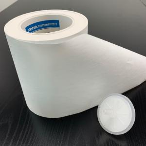 China 0.22 Micron PTFE Hydrophobic Membrane Laminated For Anti Bacterial Filters on sale