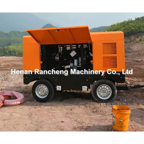 Turbocharged Impact Drilling Air Compressor 140KW 1.2Mpa / 1.5Mpa Working Pressure