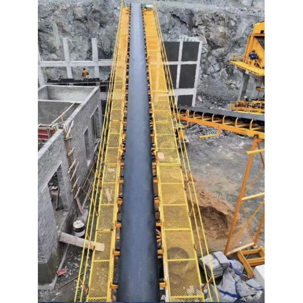 Long Distance Material Handling Equipment Heavy Duty Rubber Conveyor Belt