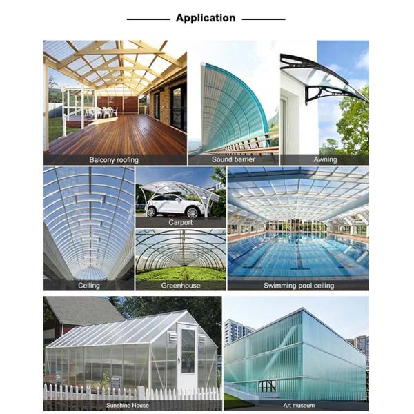 UV Resistant 4mm Multiwall Polycarbonate Sheet