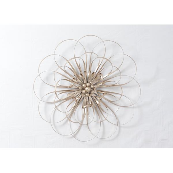 Home Decoration Modern Iron Big Wire Flower Wall Decor