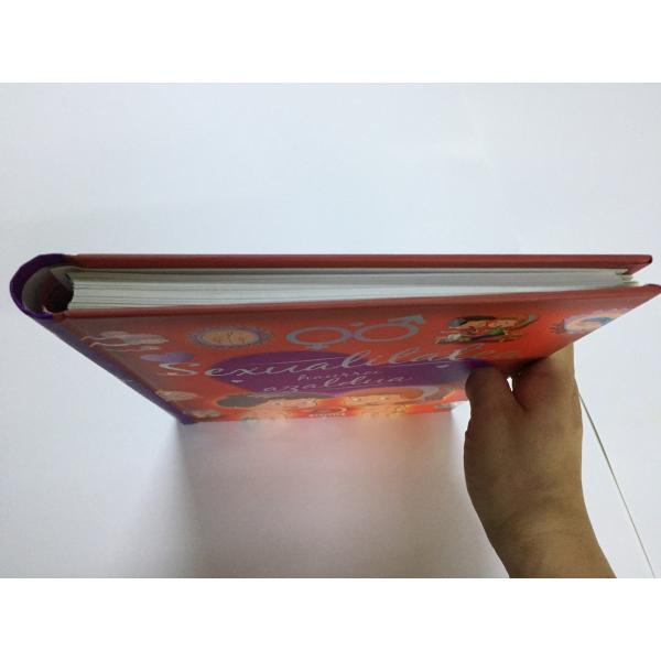 Gold Foil Round Spine Children Story Book With Perfect Binding Logo Embossing