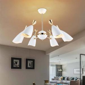 China Electroplated Aluminum Contemporary Ceiling Lights Modern Dining Room Chandeliers on sale