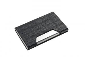 Cheap 65g Promotion PU Leather business cards holder Magnetic Card Case 64*97*17mm for sale