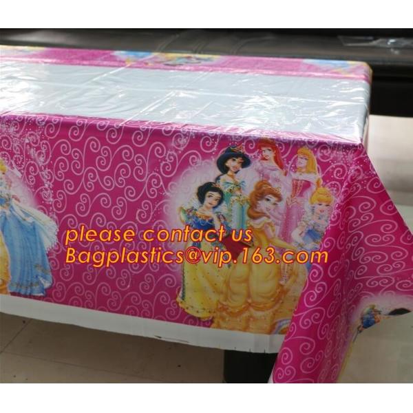Hello Kitty Party Supplies Plastic Tablecloth kids Birthday Decoration Baby Shower For Kids Girls, 1pcs spiderman theme