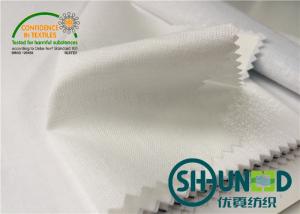 China Hard Handfeeling Water - Soluble Shirt Interlining Cotton Flat Coating on sale