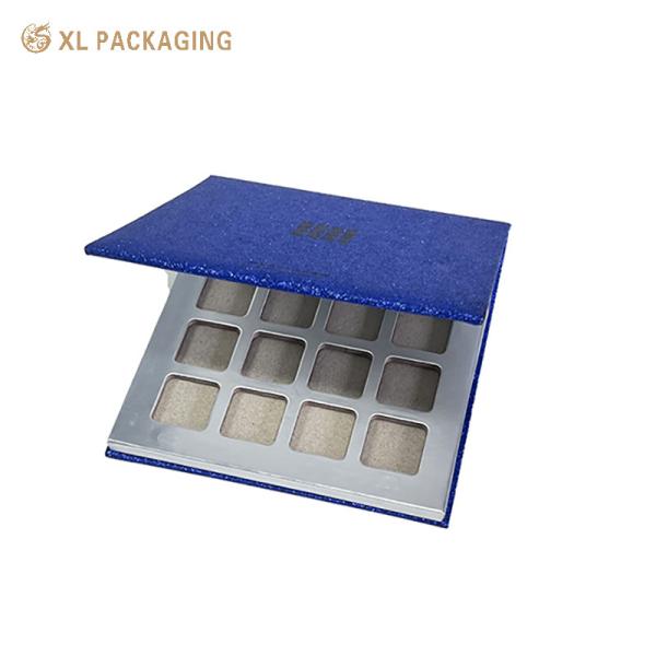 XL Packaging Custom Luxury Boxes Luxury Custom Rectangle Custom Empty Eyeshadow Palette Pans Eye Shadow Case Container Packaging