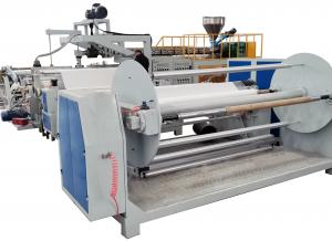 Cheap TPE Multilayer Cast Film Extrusion Line Pe Disposable Gloves Manufacturing Machine for sale