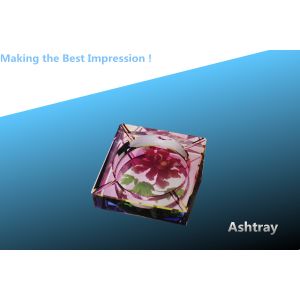 Cheap cristal ashtray/ashtray/glass ashtray/cigarette gift/lotus ashtray for sale