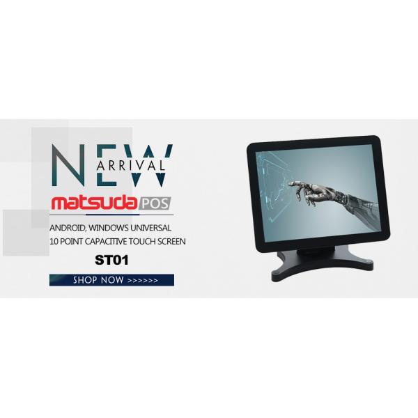 ST01 HDMI Input Black 15" LCD Touch Screen POS PC