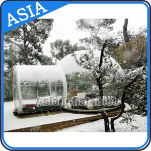Cheap Waterproof Inflatable Snow Globe For Advertisement With Fake Snow for sale