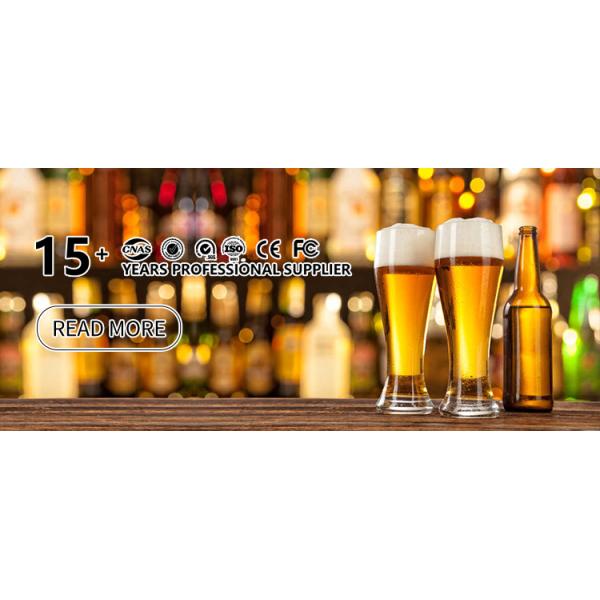 Carbonated Bulk Glass Beer Bottles 330ml 12 Oz Transparent Clear