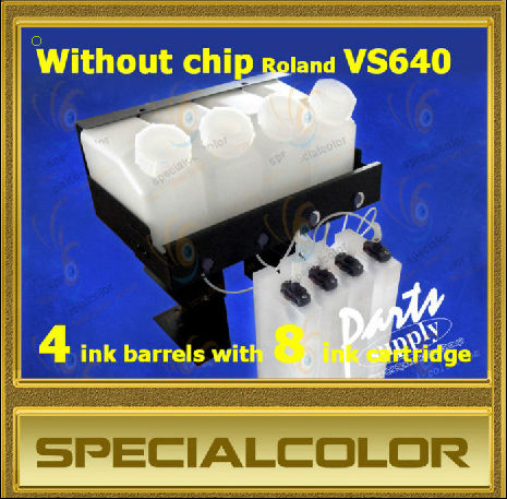 Roland VS 640 CISS (Continuous Ink Supply System) Without Chip