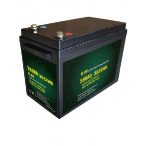 China OEM 12v 280Ah Lifepo4 Storage Battery For Caravans Camper Trailers on sale