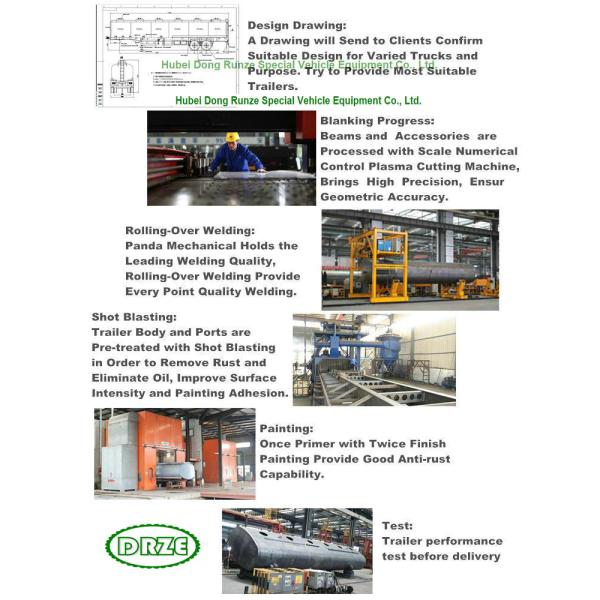 Oil Tank Full Trailer (Customizing 2-3-4 Axles Dolly Tanker 10CBM -30 For Palm Oil Crude Fuel / Petrol Oil Delivery