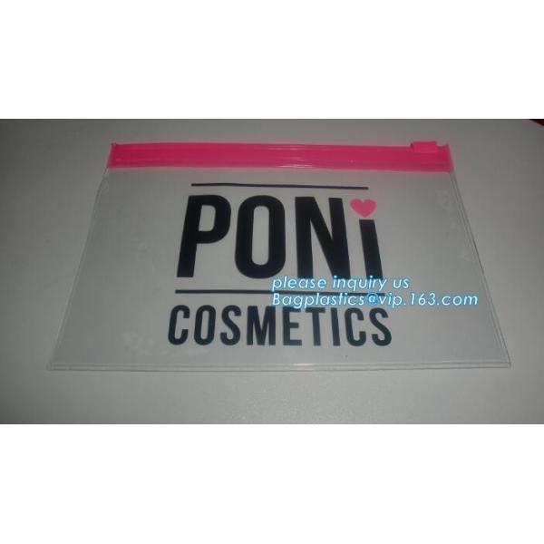 Biodegradable Customised printing Clear PVC Cosmetic Standup k Pouch,Toiletries Cosmetic Pvc Pouch With Marble Dig