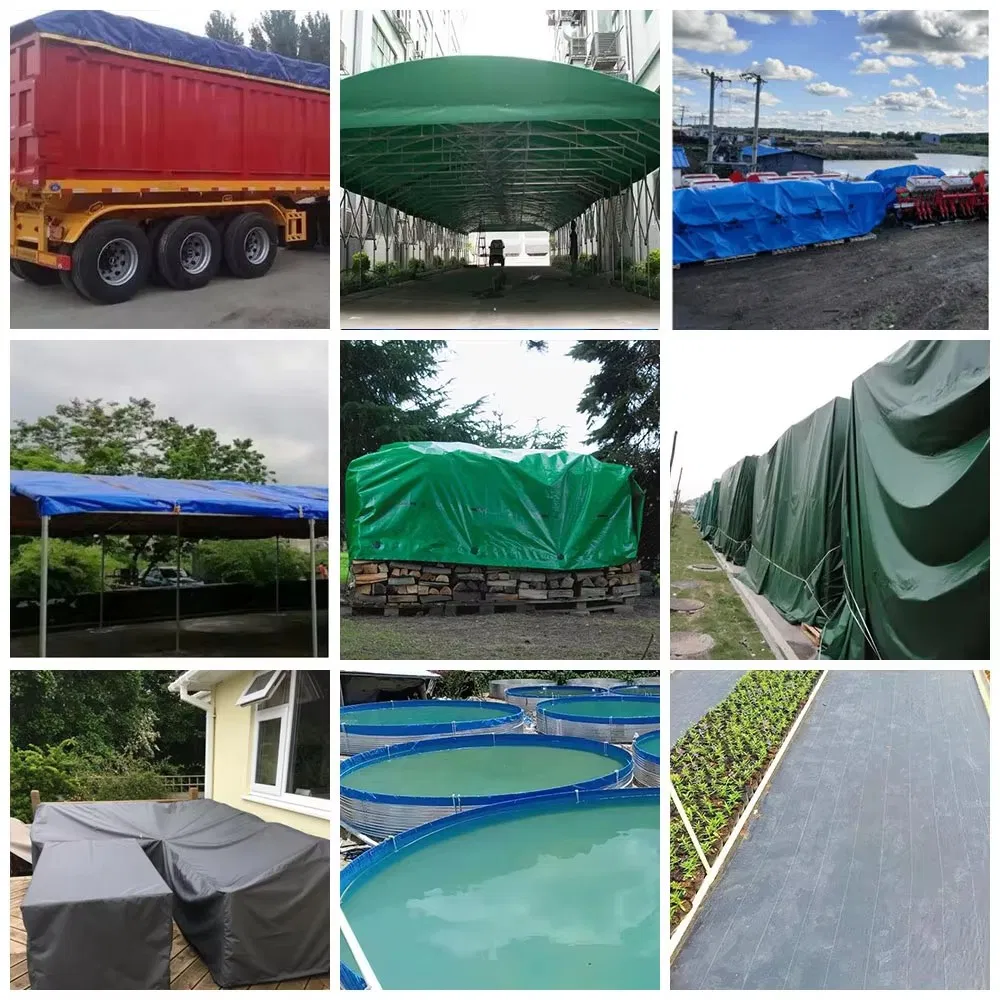 China-Made Popular Customizable Durable Waterproof PE Woven Fabric Tarpaulin Roll for Multiple Widths