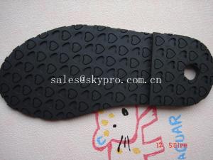 Cheap Wear resistant TPR rubber boot sole / shoe outsole sheet , heart pattern for sale