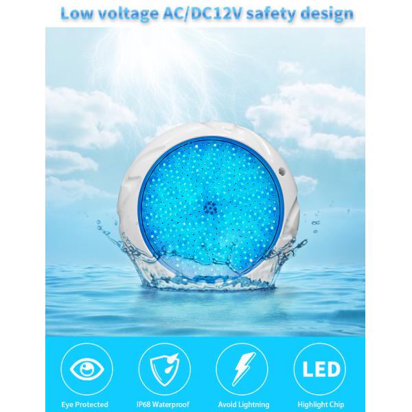SMD2835 12V Lights For Fiberglass Pools , RGB LED Color Changing Swimming Pool Lights