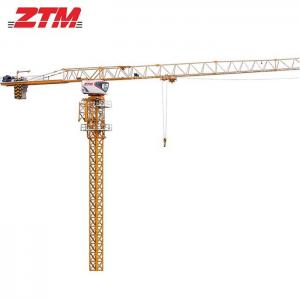 Cheap ZTT86 Flattop Tower Crane 6t Capacity 56m Jib Length 1.2t Tip Load Hoisting Equipment for sale