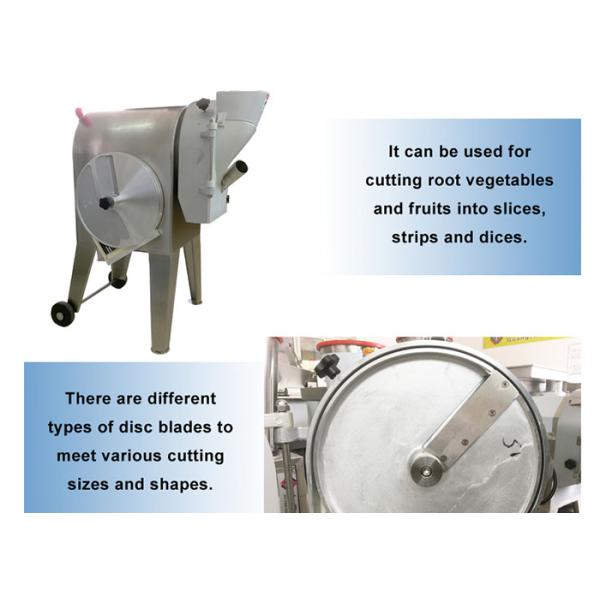 Commercial Vegetable Fruit Cutting Machine with 3 Cutting Shape 3 Blade Set