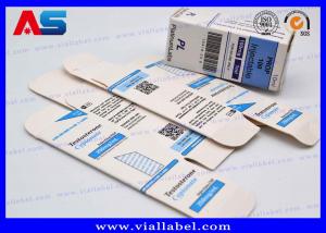 Cheap Small Pharmaceutical Small Cardboard Box Printing For Sterile Injection Vials Deca / Enanthate for sale