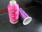 Colorful Rayon , Polyester Embroidery Thread 500d/2 For Shoes , Hat