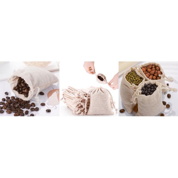Cotton Reusable Grocery Bags, Produce Bags, Jewelry Pouch, Muslin Brewing bags, Linen Sachet bags, Spice bags, Christmas
