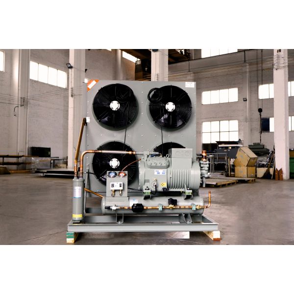 High Accuracy H-Type Semi-Hermetic Condensing Unit | Refrigeration Compressor for Industrial Cold Rooms