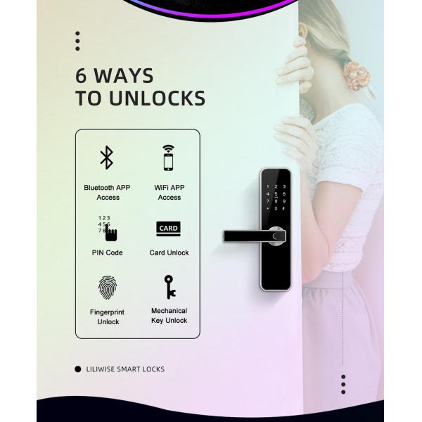 Anti Theft Security Coded Combination Lock Smart Stardand Electric Mortise APP Control
