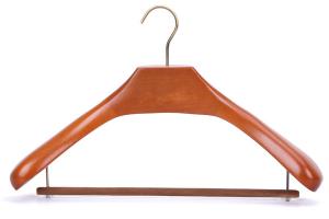 Cheap Betterall Solid Wood Hanger With Pant Bar Multifunction Hanger for sale