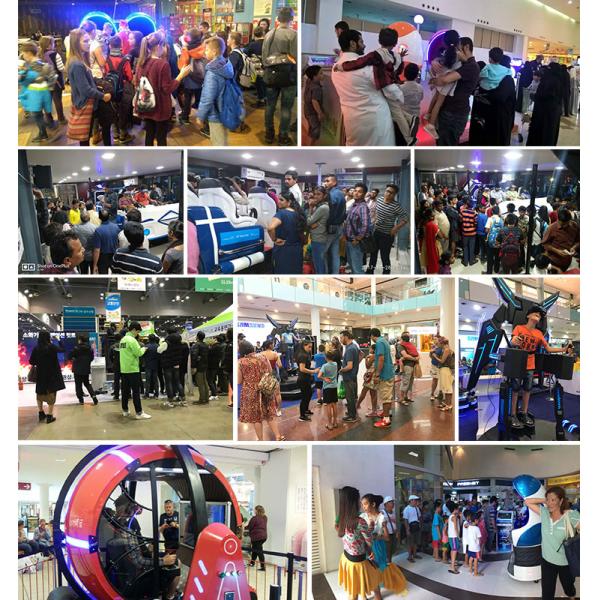 1 Player High Safety Standard VR Arcade Theme Park 2412*1269*1420mm